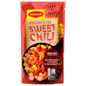 Maggi Food Travel Würzpaste Sweet Chili Style 65g